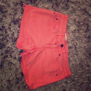Coral shorts